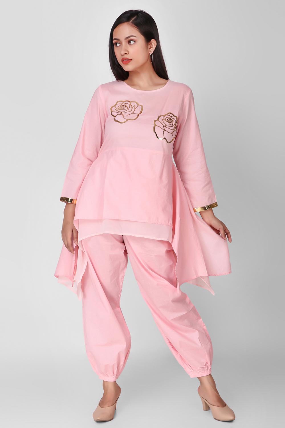 Highlow Tunic With Balloon Pants